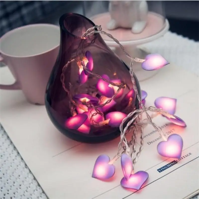 

Led Love String Lights Wedding Decoration Christmas Lead Fairy Pink Girl String Lights Indoor Party Garden Lighting Supplies