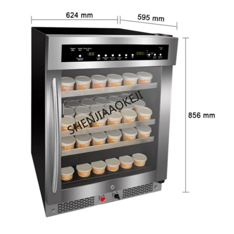 4 слоя Автоматическая ферментация холодильная машина умный йогурт машина оборудование коммерческие йогурт-машины 220 V/110 V 1 шт