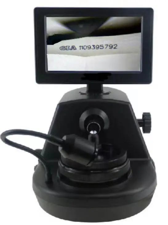 

Digital Diamond Girdle Viewer Microscope Camera Diamond Inscription Viewer with 4.3Inch LCD Screen Properties Observer