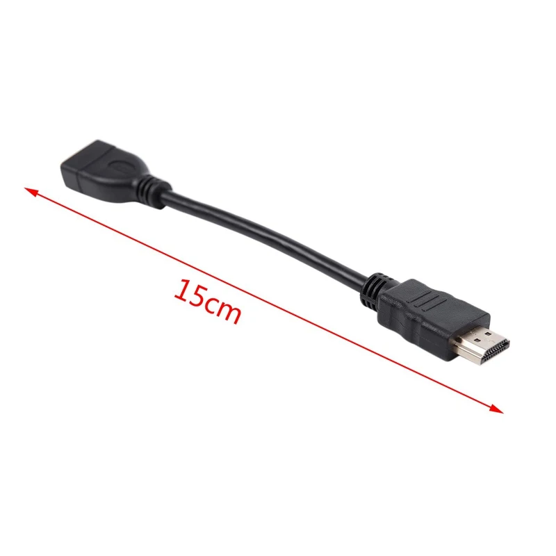 Hdmi мужчин и женщин удлинитель кабель короткий и удобный для Google хром литой, огонь ТВ палку, Roku палку подключения к ТВ