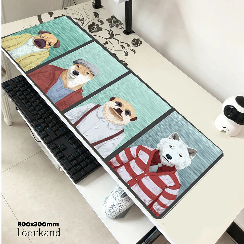 Милый геймерский коврик для мыши locrkand 800x300x2 мм игровой коврик для мыши Kawaii аксессуары для ноутбука padmouse эргономичный коврик
