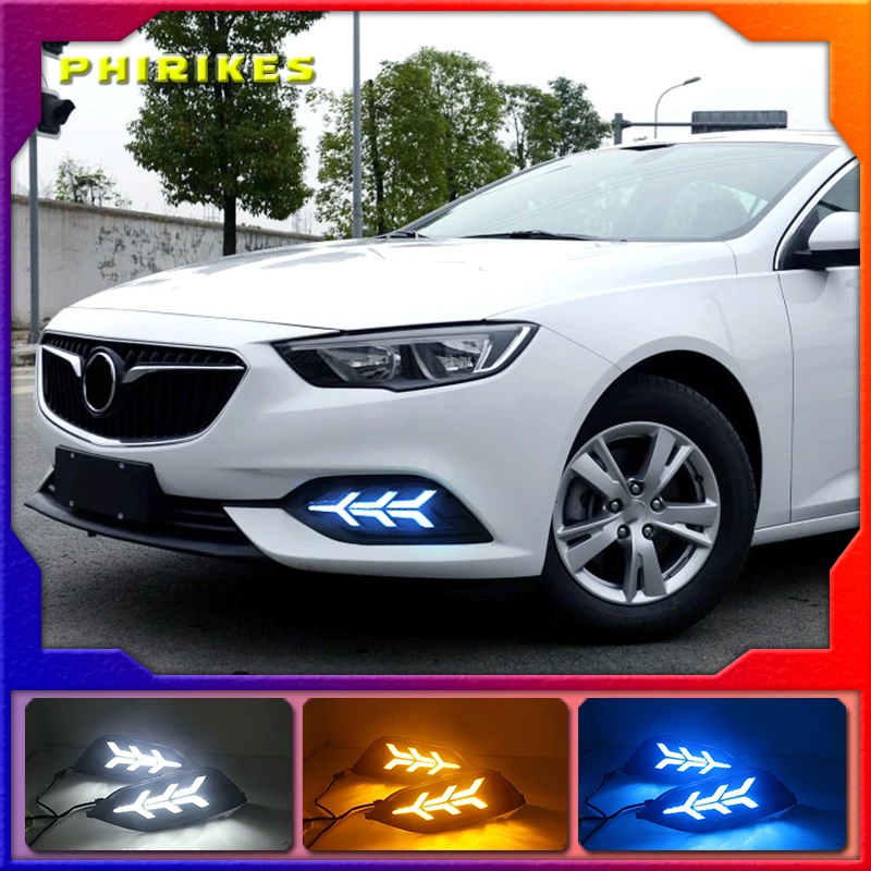 

LED Daytime Running Lights For Buick Regal 2017-2020 Fog lamp ABS 12V DRL