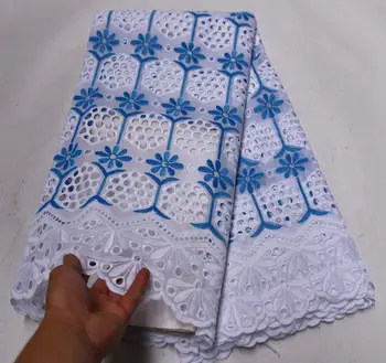 

Pure Cotton Swiss Voile Lace In Switzerland With Stones African Dry Lace Fabric High Quality Nigerian For Wedding TG-96