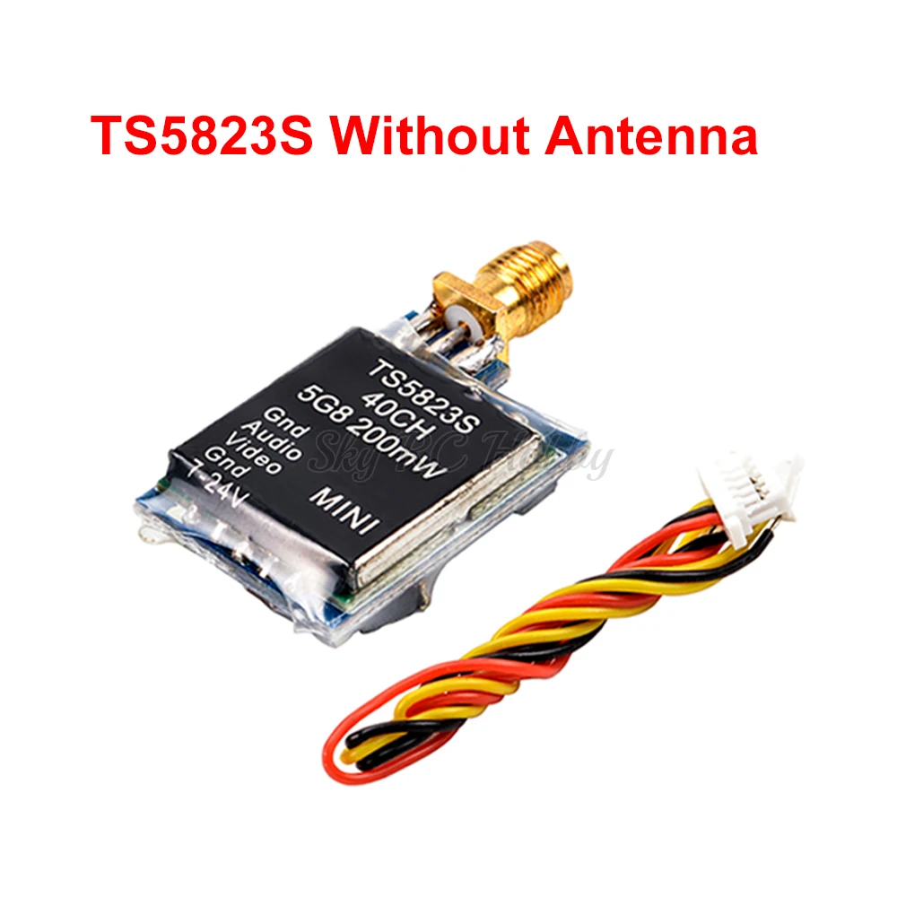 40CH TS5823S TS5823 5,8G 200mW Мини AV беспроводной передатчик TX модуль/700TVL камера/антенна Fatshark для FPV RC гоночный Дрон - Цвет: Only TS5823S