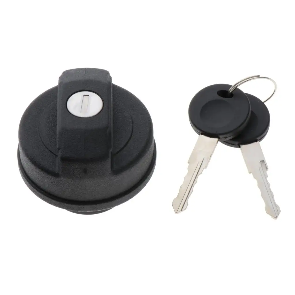 Fuel Tank Cap Vehicle Car Fuel Tank Locking Cover with 2 Keys Replacements for VW Beetle Caddy