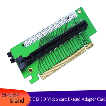 

Graphics Card PCIE 3.0 Adapter Card Extension 1 point 2 PCIE3.0 Full Speed 16X Server Front and Back Adapter Card