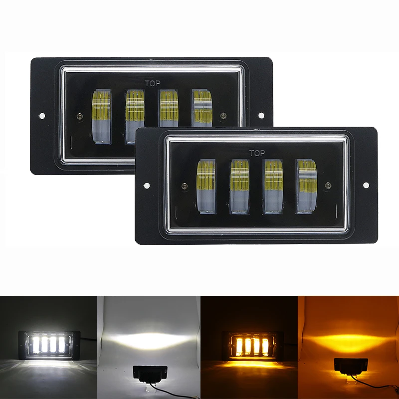 2 шт. водонепроницаемые светодиодные противотуманные фасветильник для lada 6000-2110 30