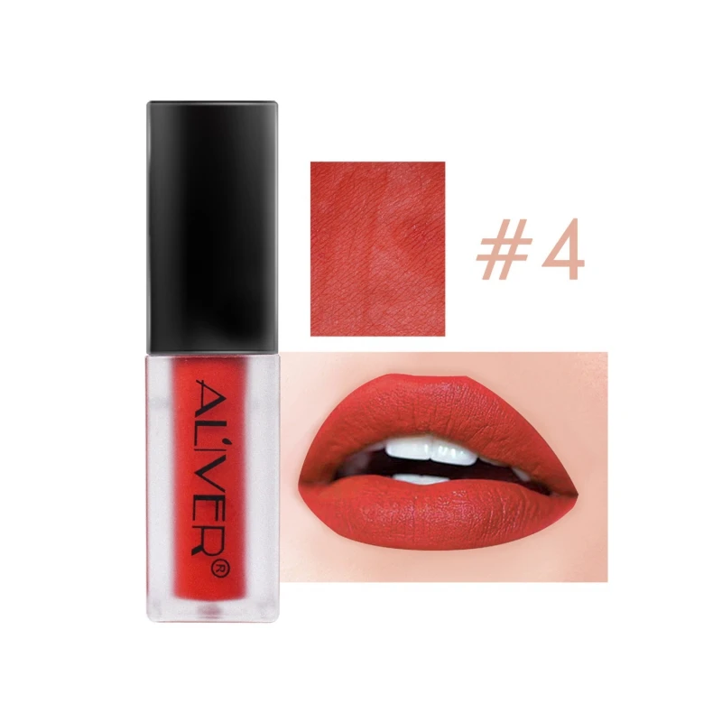 Матовый жидкий блеск для губ Matte Lipsick Log Lastig Водонепроницаемый косметический макияж сохраняет 24 часа блеск для губ увлажняющий крем. w