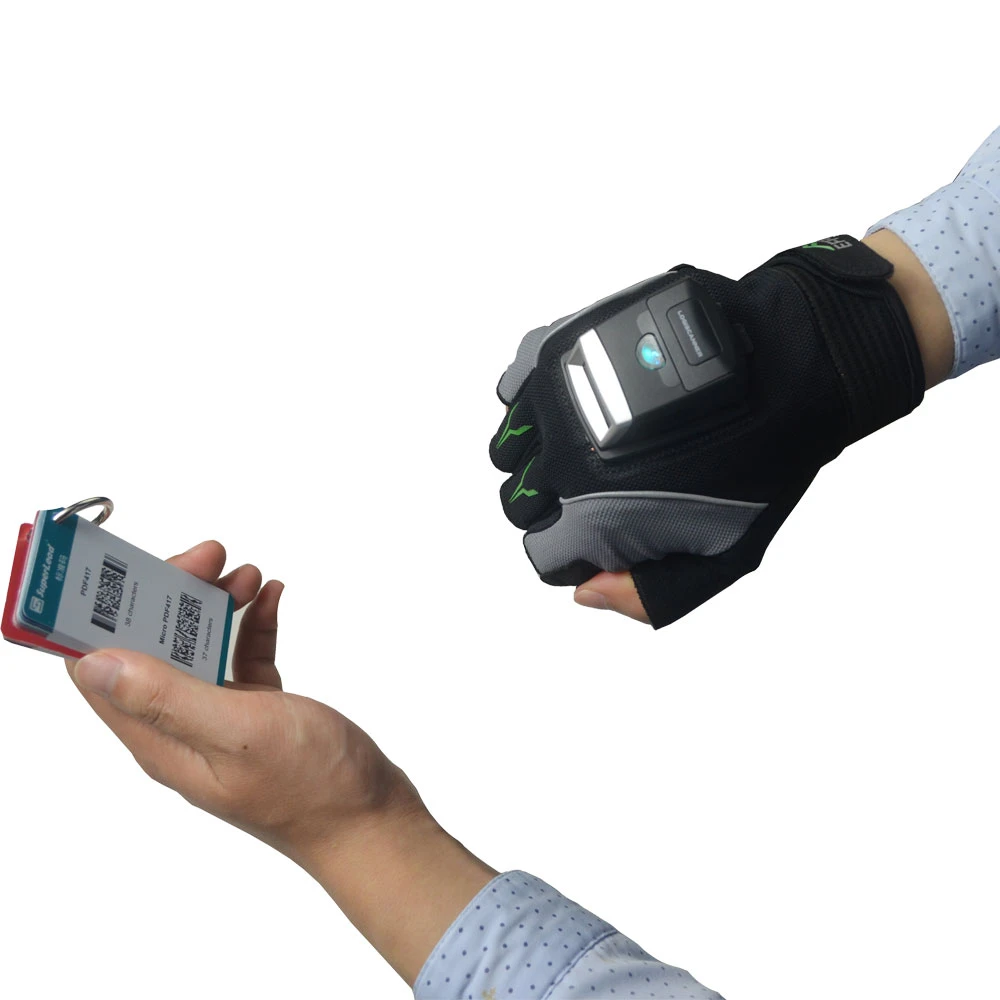 Glove Bluetooth Barcode Scanner Ms02 Portable Bluetooth Trigger Qr Code