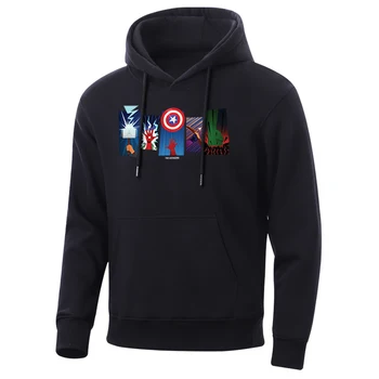 

marvel Movie The Avengers Men Hoodie 2020 Spring Casual Fashion Men'S Hoodies Avengers Members Print Sweatshirt Handsome Hooded