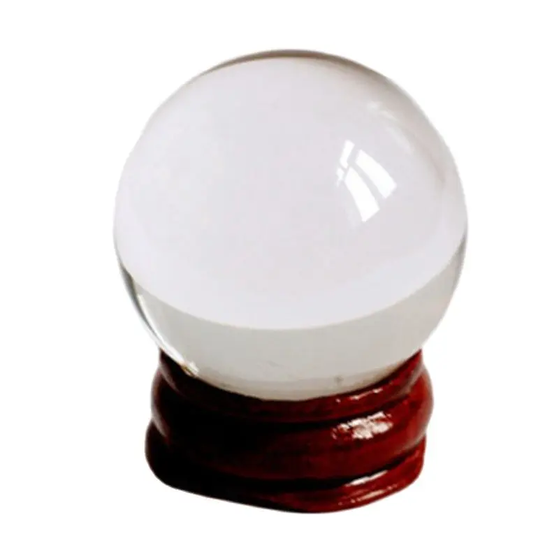 

Genuine White Crystal Ball Ornaments K9 White Crystal Ball Home Feng Shui Ball Ornaments