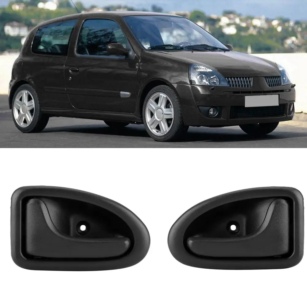 Manijas interiores yanana del Coche Derecho ABS pl¨¢Stico la Puerta manija de Agarre para Renault Clio Accesorios del Coche raghuinstech.com