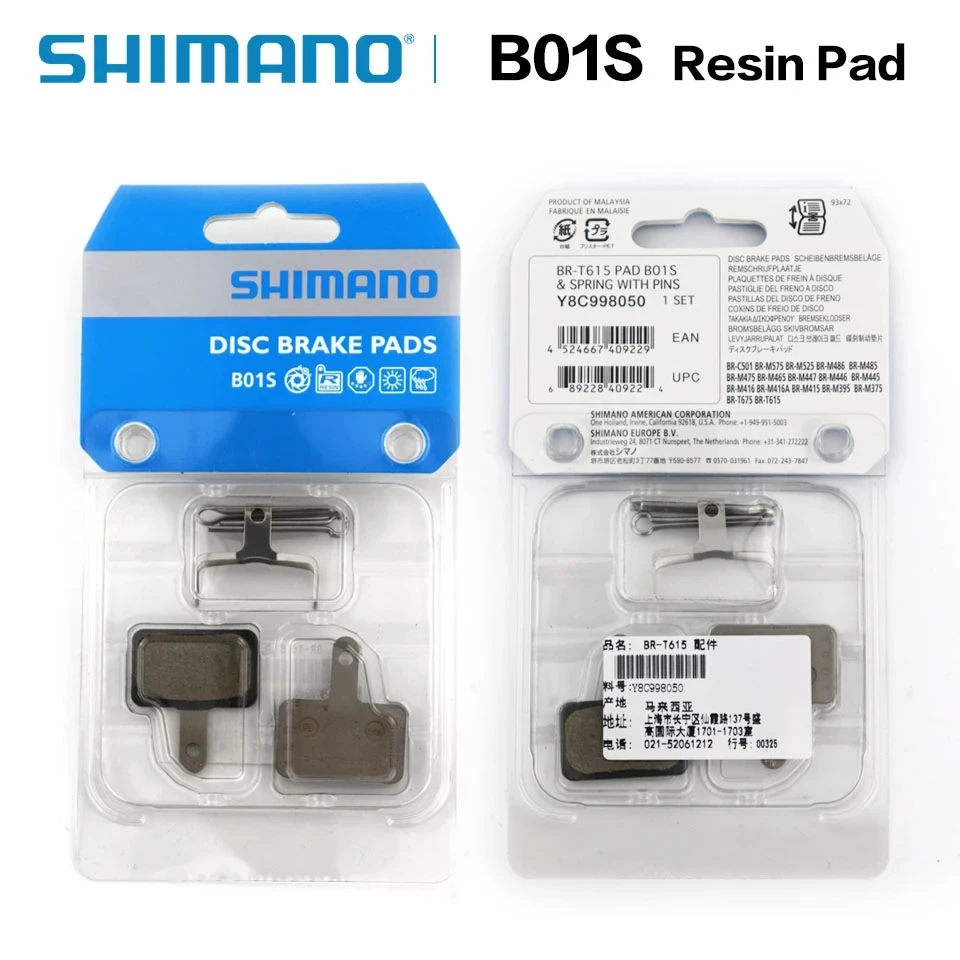 Дисковые Тормозные колодки Shimano B01S для br-M485 M445 M446 M447 M395 M355 M575 M475 M416 M396 M525 M465 | Спорт и