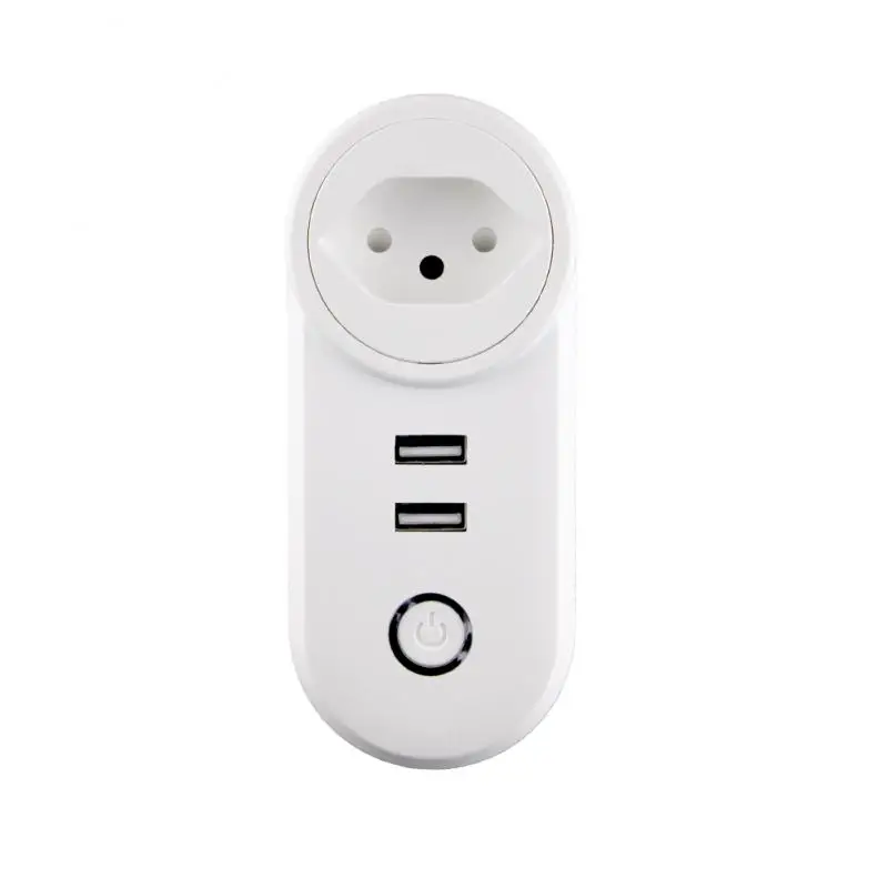 Умная розетка BR CH IL IN Plug USB интерфейс удаленный домашний Wifi Голосовое управление работа SmartThing Wink Echo Plus большинство концентраторов переключатель выход - Комплект: CH