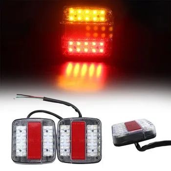 

Autos Double Colors LED Taillight Warning Traffic Signal Lights 20LED 12V Emergency Lamp Traffic Beacon Signal Lights