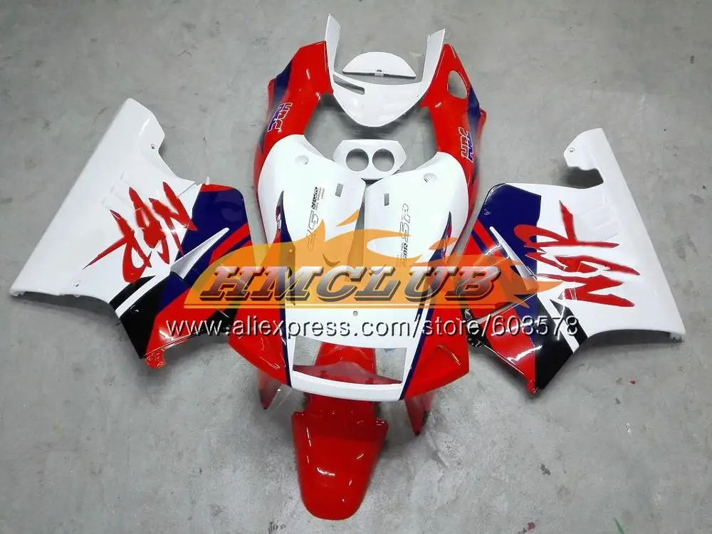 Комплект для HONDA NSR 250 R MC18 PGM2 СМП 250R NS250 NSR250R 1988 1989 Топ красный, белый 100CL. 2 MC16 NSR250 R RR NSR250RR 88 89 обтекатель - Цвет: No. 10