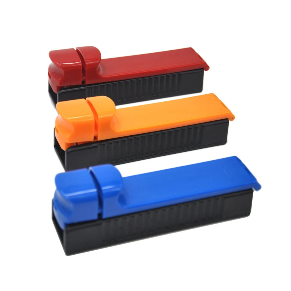 

Portable Manual single tube smoker plastic push-pull cigarette lighter single tube cigarette maker pusher Cigarette Roller