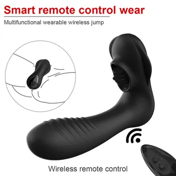 

Wireless Remote Control Wearable stimulating Massage Toy for Men with 9-Speed Vibration, Powerful Waterproof