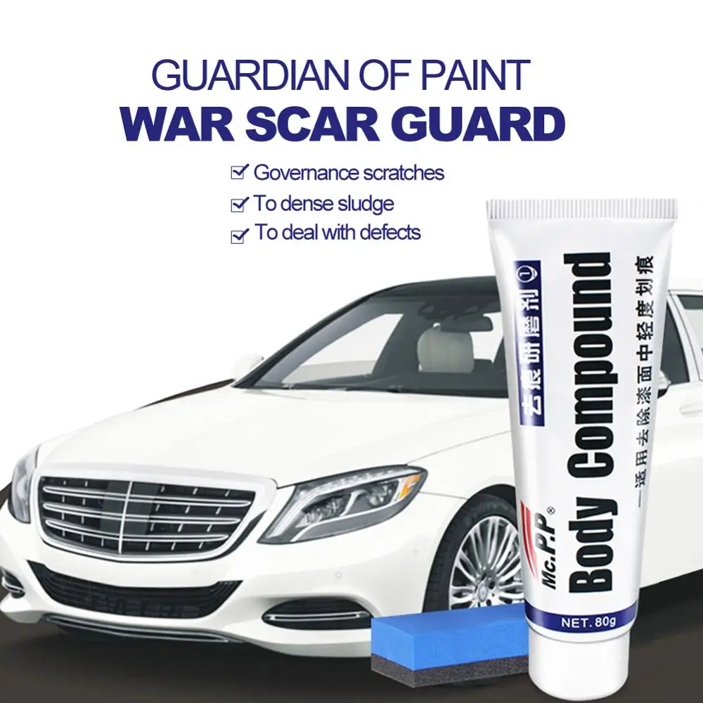 

Car Scratching Remover Wax Auto Body Compound Polishing Grinding Paste Paint Paste Repair Agent Care Car Scratch Repair Kits