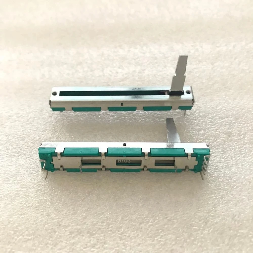 200 шт. двойной A10K A20K A50K B10K B20K B50K миксер fader 6 см 60 мм B20KX2 A20KX2 A103 A203 A503 B103 B203 B503