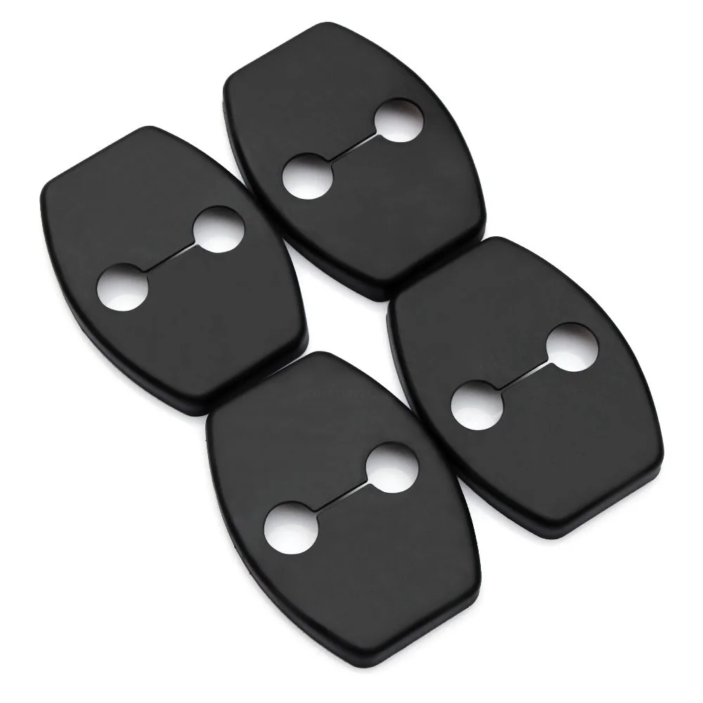 4pcs Car styling door lock buckle cover For Toyota/ Yari Highlander Prius Corolla Camry 06-11 Rav4 07-13 Reiz Vois 08-13 | Автомобили и