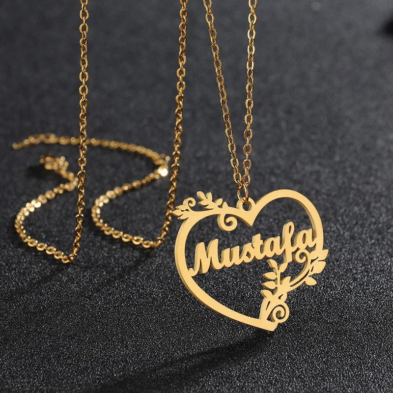 Collana Personalizzata Con Nome E Farfalla In Acciaio Inossidabile – Gioiello Delicato Per Donna, Regalo Per Compleanno O Natale