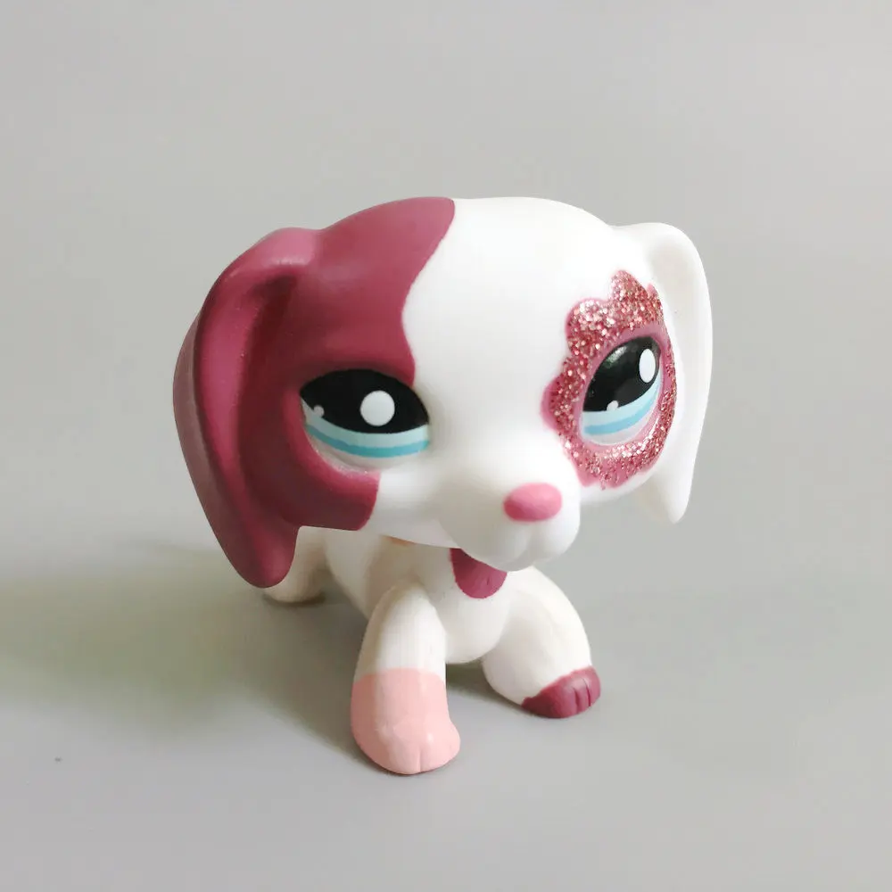 Littlest Pet OOAK такса собака ручная роспись фигурка для ребенка игрушка подарок N2202