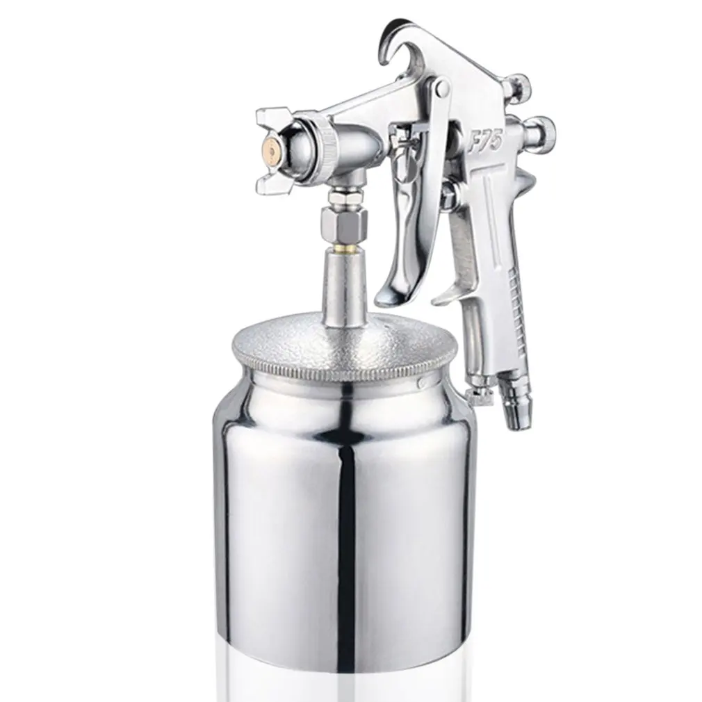 

F75 400ML Pneumatic Spray Gun Airbrush Sprayer Alloy Painting Atomizer Airbrush Tool With Hopper For Cars Furniture