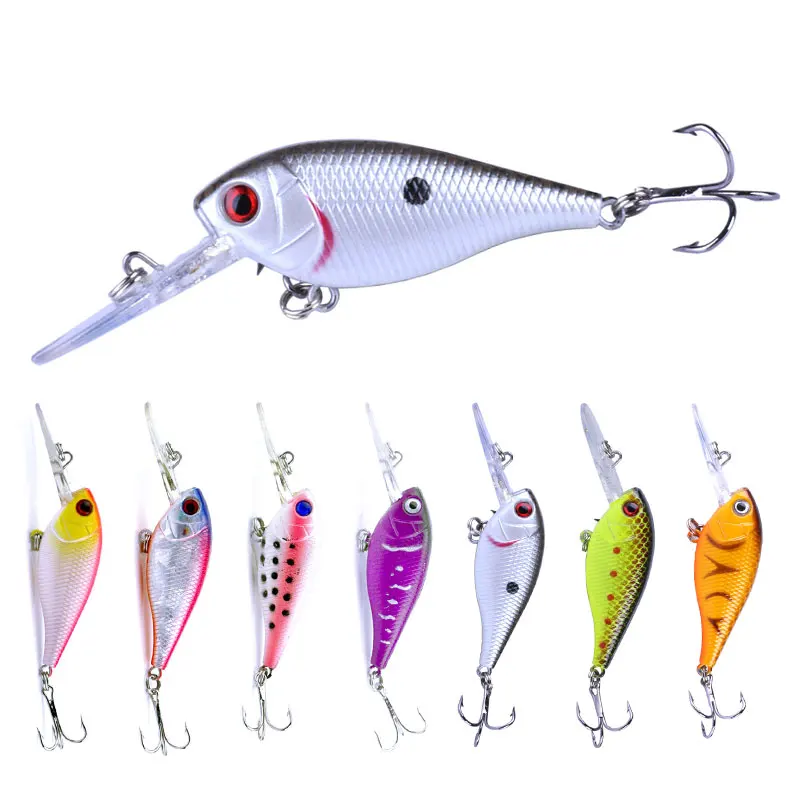 

1pc 80mm 7.2g Fishing Lure Hard Bait Fish Minnow Artificial Bait Wobblers