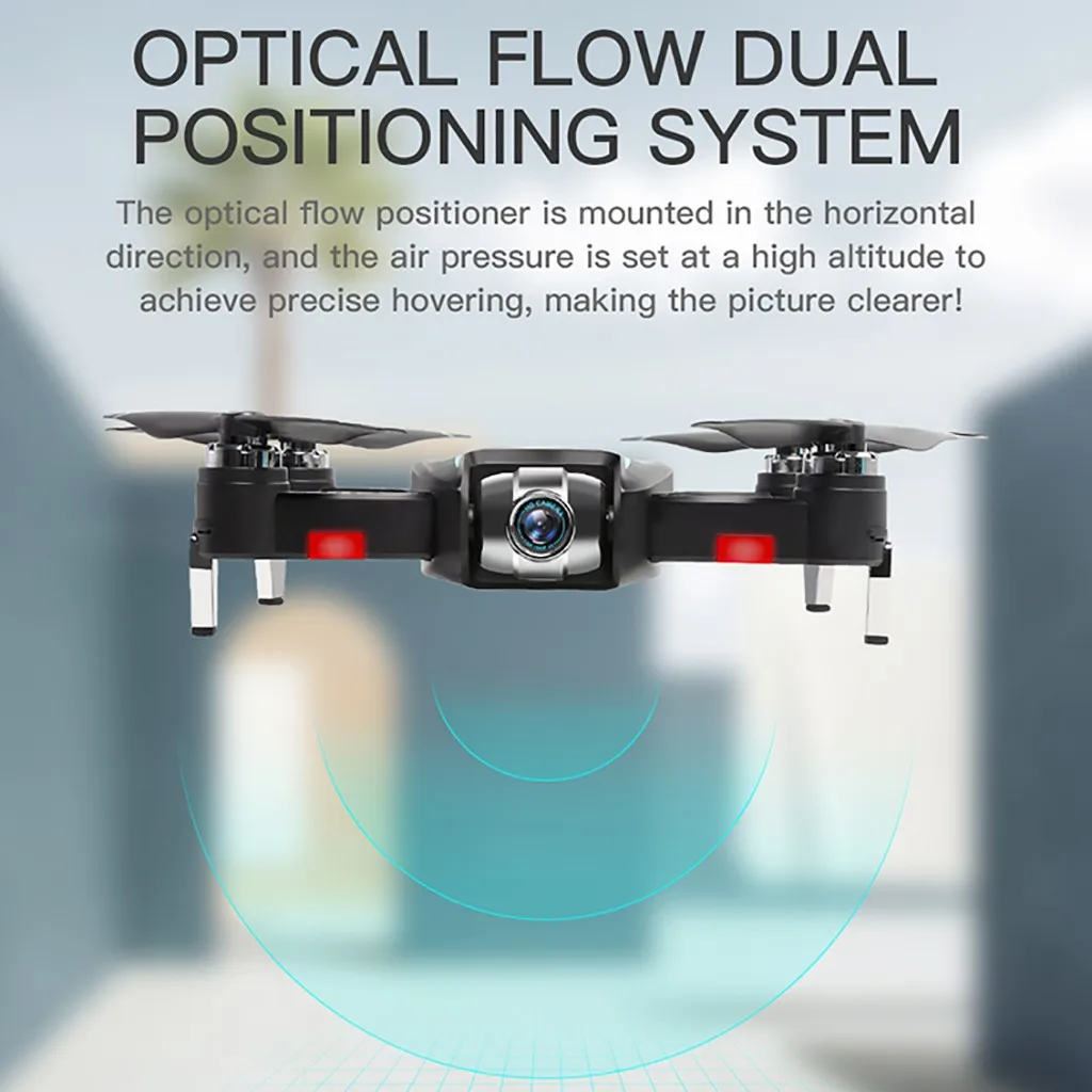 Дроны 2,4G 4K OpticalFlow следуя двойной траектории полета FPV RC Дрон 4 канала 4K HD видео запись