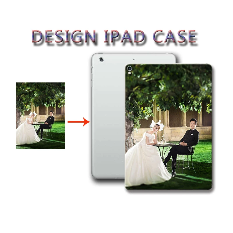 Customized DIY Tablet Cover For iPad Mini 2 3 4 5 6 Ari 1 2 Pro 10.5 11 9.7 Case For ipad 9.7 10.2 Silicone Case