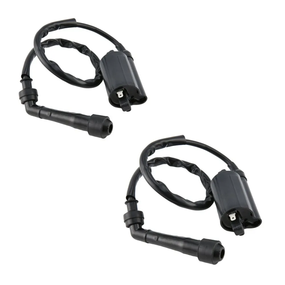 Мотоциклетный набор из 2 катушек зажигания для KAWASAKI EX500 500 500R 1987-2009 Мото Аксессуары автостайлинг
