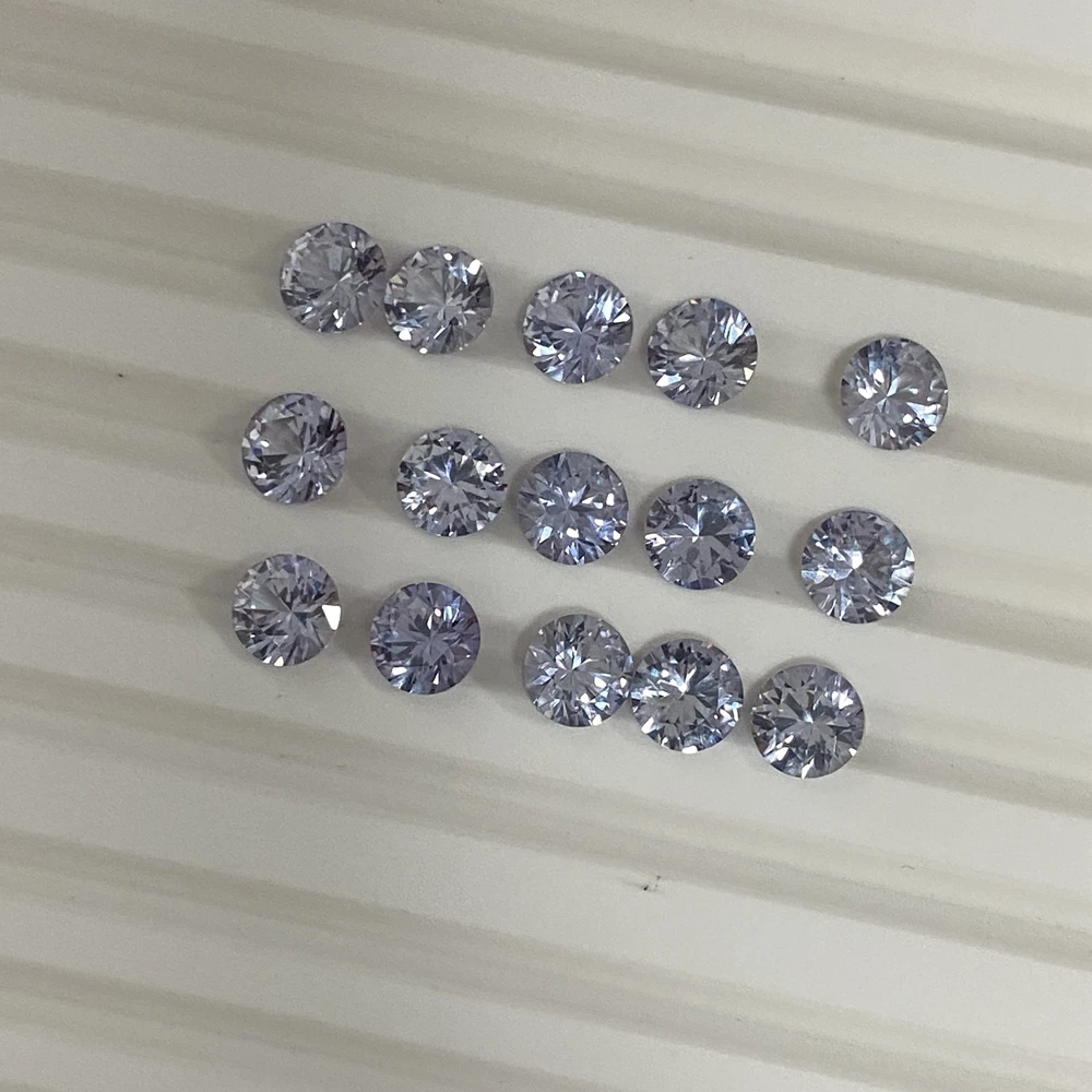 Meisidian 0.5carat 5mm Round Alexandrite Stone Corundum Lab Grey Color Change Sapphire Pirce