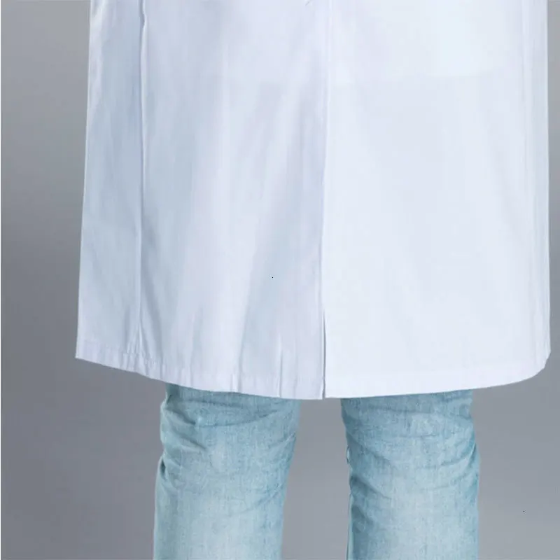 S-2XL, медицинская униформа, белая лабораторная куртка, унисекс, доктор, пальто, медсестры, для кормящих мужчин и женщин, Длинные куртки