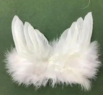 

Solid White Color Feather Wing For DIY Party Gift Decoration Angel Wings Kids Photography Prop Factory Direct SN2585