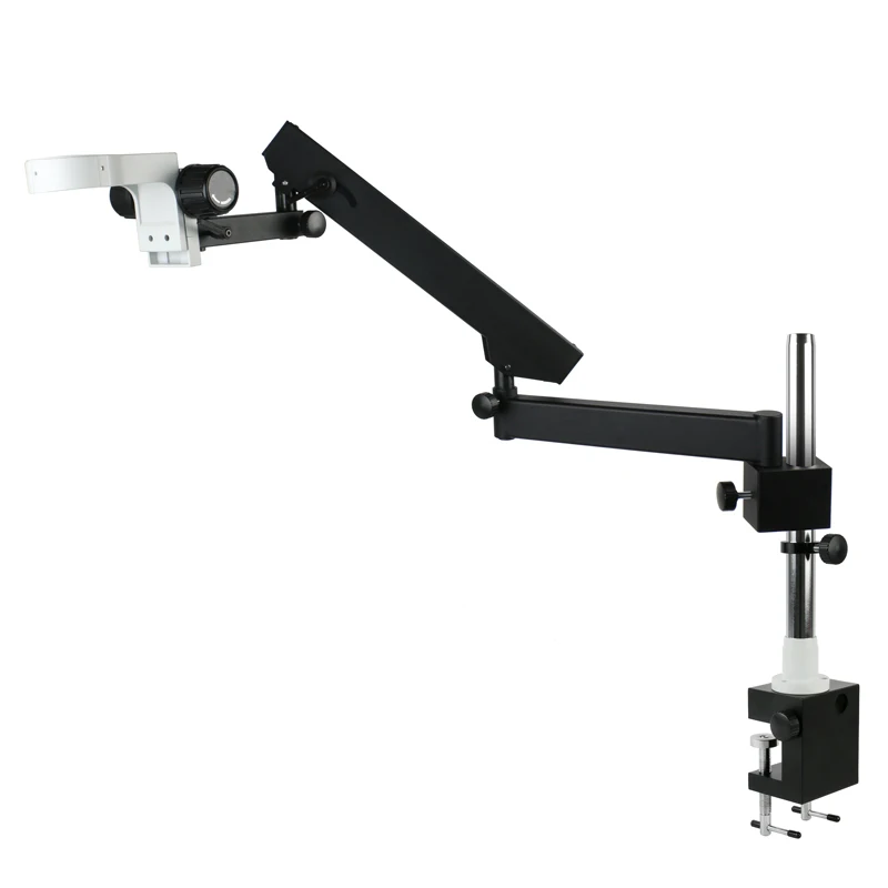 Kaufen Gelenk Säule Clamp 76mm Mikroskop Stehen Verstellbare Richtung Arm Stereo Zoom Microscopio Zubehör Für Trinokular