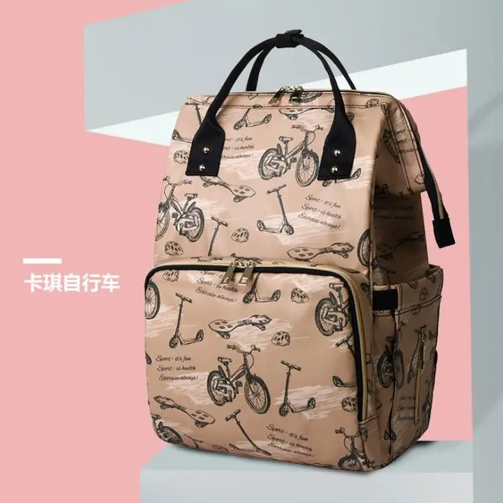 Детская сумка для подгузников, рюкзак, сумка для молодых мам, сумка для коляски, для новорожденных, пеленки, переносные сумки BNM001 - Цвет: BNM001I