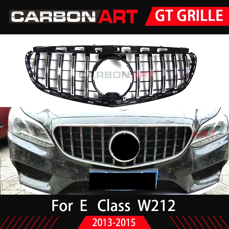 Гриль E Class W212 GT вертикальная решетка для Mercede Facelift только 2014 2015 ABS Mesh E260 E300 E350