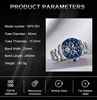 NAVIFORCE New Men Mechanical Watch 100M Waterproof Full Steel Wristwatch Date Week Month Display Man Luxury Watches reloj hombre 2