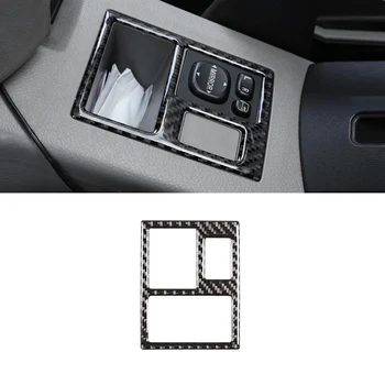 

For Toyota Rav4 RAV 4 2006 2007 2008 2009 2010 2011 2012 Carbon Fiber Car Rearview Mirror Adjust Switch Button Cover Inner Trim