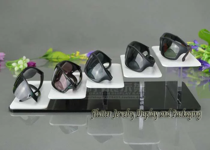 Высокое качество 5-Слои акриловых солнцезащитных очков Дисплей подставка для показа ювелирных изделий Настольный держатель для браслетов Цепочки и ожерелья Витрина Полка для часов