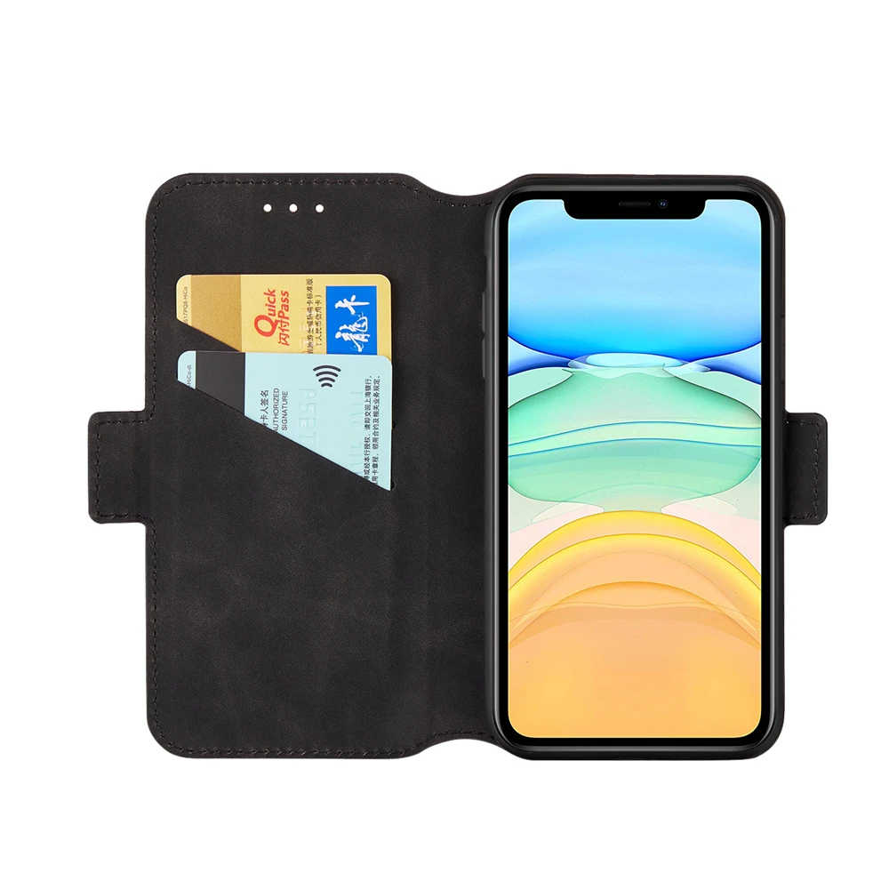 Кожаный чехол для Apple IPhone 11 Pro X XR XS Max 6s 7 8 Plus, Магнитный чехол-книжка со слотом для карт для IPhone 11 Pro 6s X XR XS MAX