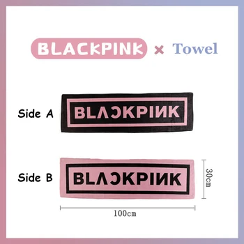 

Kpop BLACKPINK <IN YOUR AREA> Concert The Same Style Towel BLACKPINK Double-sided Towel BLACKPINK Fans Gifts Drop Shipping