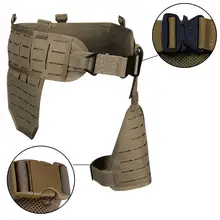 

Tactical Molle Waist Cummerbund Training Belts Nylon Molle Combat Belt Airsoft Paintball Shooting Waist Adjustable Padded Belt