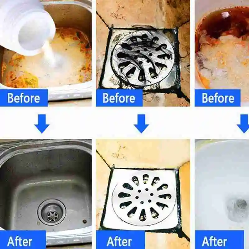 Sink Drain Bottled Powerful Cleaner Closestool Toilet Kitchen Deodorization Clogging Sewer Dredging Dredge Agent Pipe drain cleaner pipe dredging agent pipe cleaner pipe dredging tool