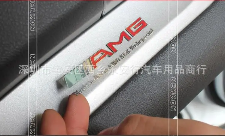 AMG Metal Thin Paste C of E of Bumper Stickers Automobile Sticker Nickel Alloy Adhesive Paper Car Supplies