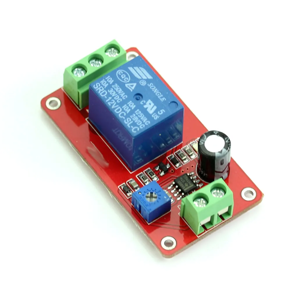 

12V Delay Timer Relay NE555 Adjustable Delay Switch 1 to 20 Second DC New