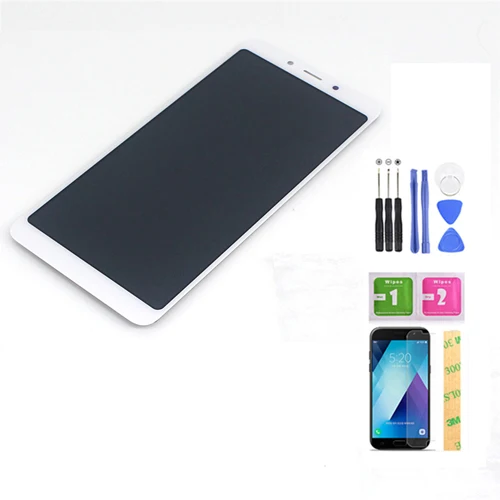 6a White lcd 5,4" для Xiaomi Redmi 6 lcd сенсорный экран кодирующий преобразователь сенсорного экрана в сборе с рамкой lcd для Redmi 6a lcd - Цвет: 6a White