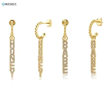 

Kikichicc 925 Sterling Silver 9MM Drop Earring HONEY Piercing BABE Ohrringe Drop Earring 2020 Round Loop Circle Fine Jewelry