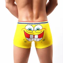 Нижнее белье для мужчин, боксеры с Бэтменом, хлопковые, брендовые, сексуальные, супер боксеры, мультяшное, забавное белье, молодой человек, Супермен, мужские трусы, трусы